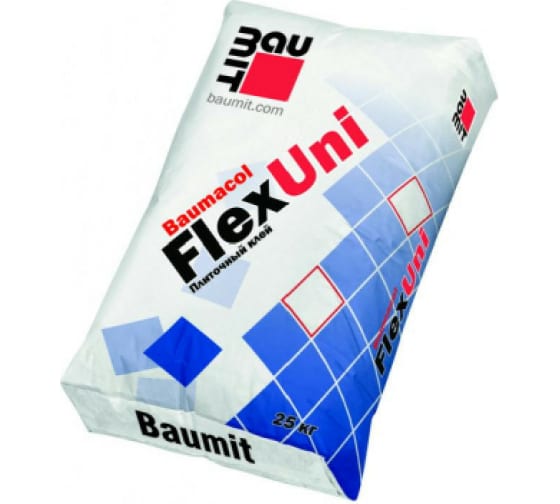 Baumit Плиточный клей тонкослойный эластичный Baumacol FlexUni С2 ТЕ 25 кг
