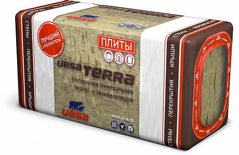 Утеплитель Ursa Terra 36 PN 1200х610х50 мм, 10 шт. уп