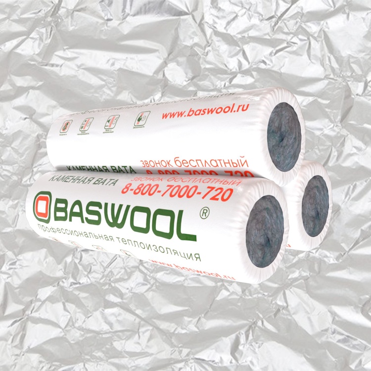 Мат прошивной BASWOOL  МП-125 (МС) ГОСТ 21880-2011 2000х1200х80 мм