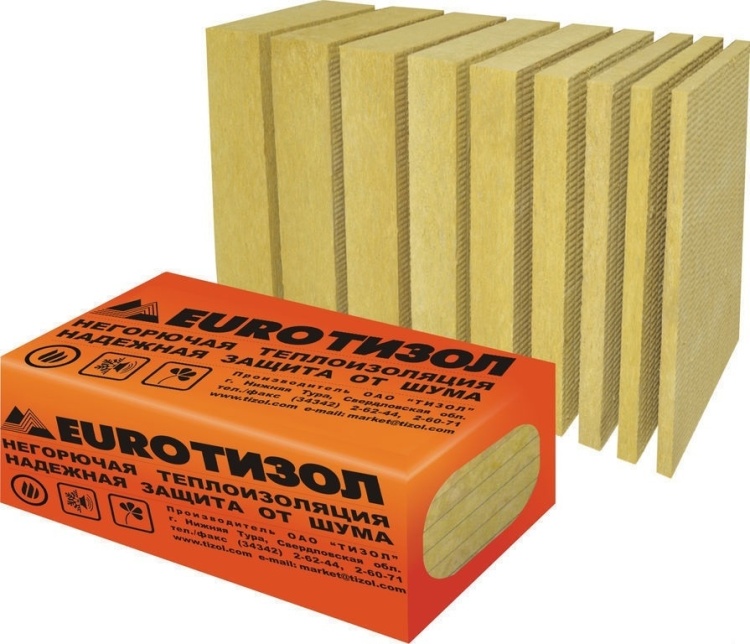 Утеплитель Тизол Евро-Вент 70 1000х600х150 мм, 2 шт. уп