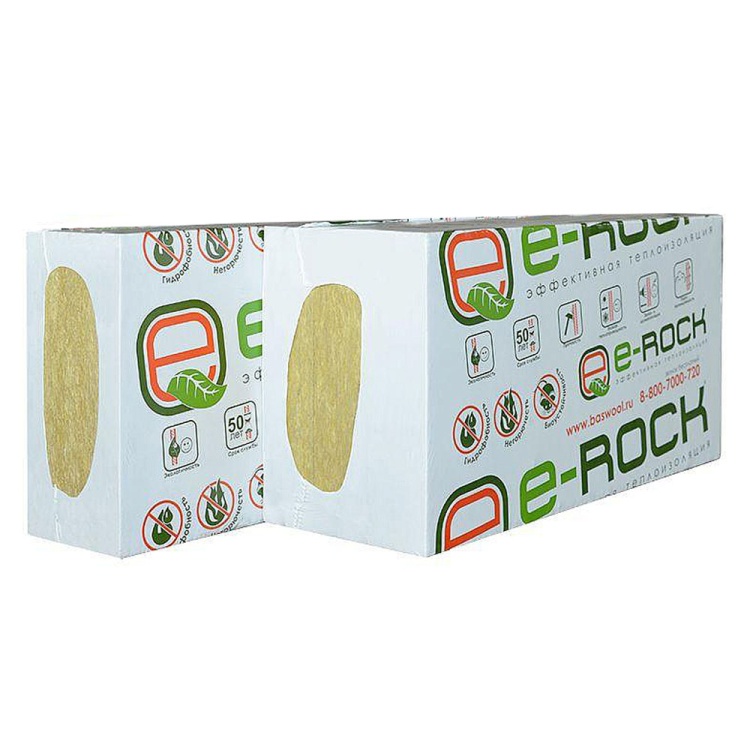Утеплитель BASWOOL ECOROCK-30 1200х600х50 мм, 8 шт. уп