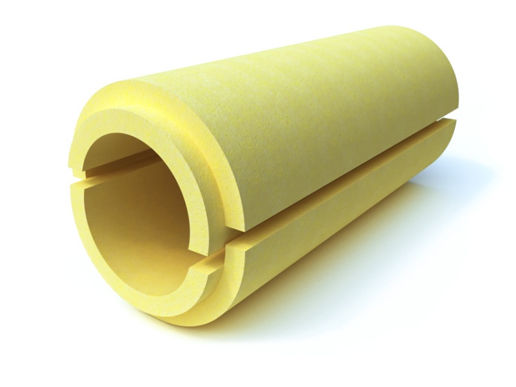 Скорлупа  для теплоизоляции труб ППУ С 1000х168х60 мм